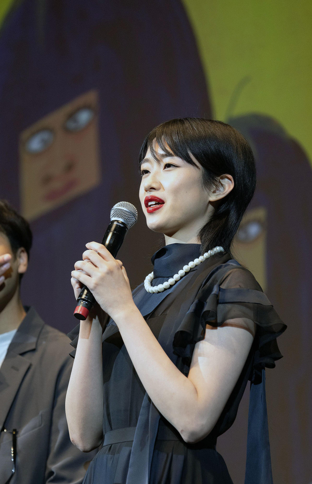 舞台あいさつに登壇した河合優実（C）Kazuko Wakayama
