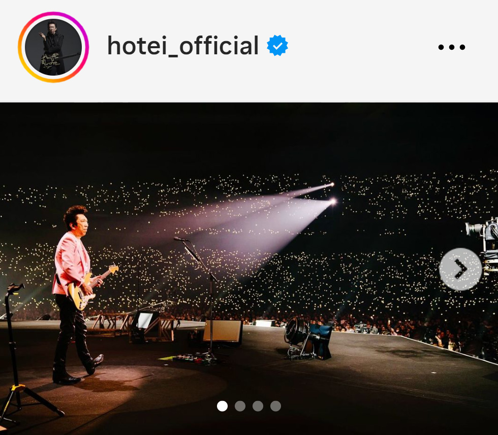 布袋寅泰のインスタグラムから