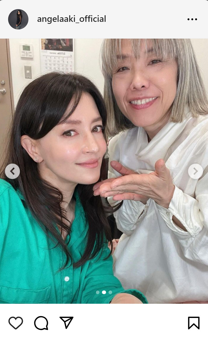 アンジェラ・アキのインスタグラムから
