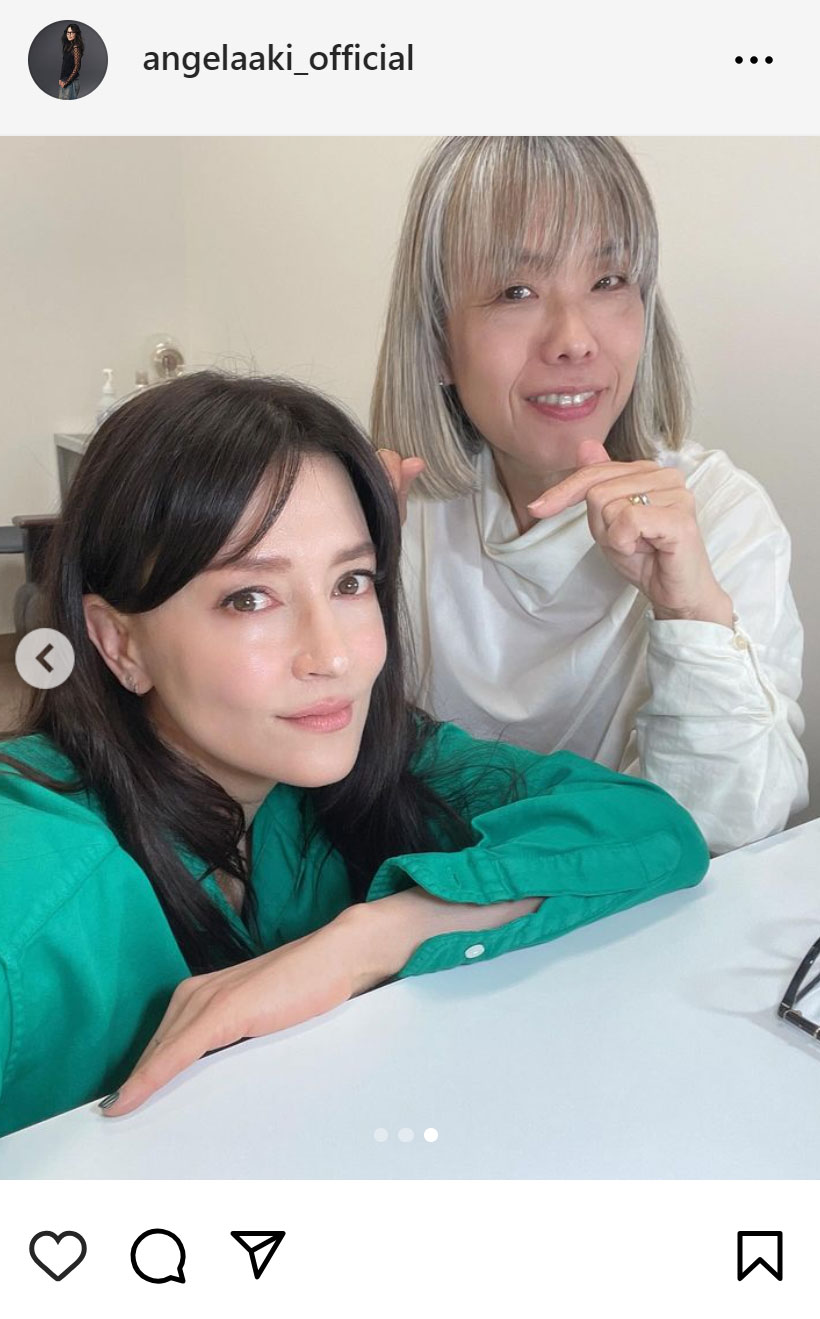 アンジェラ・アキのインスタグラムから