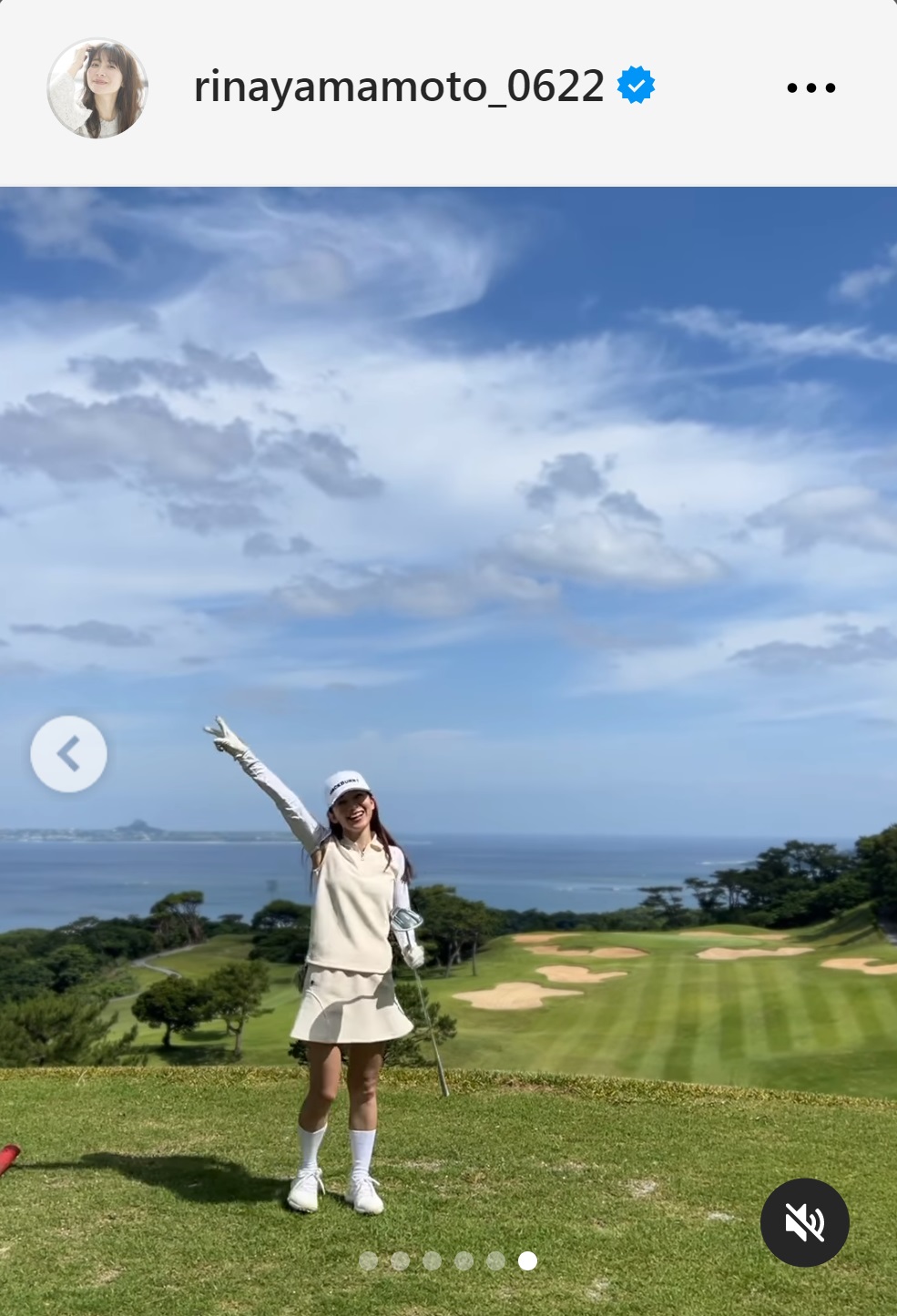 山本里菜アナのインスタグラムから