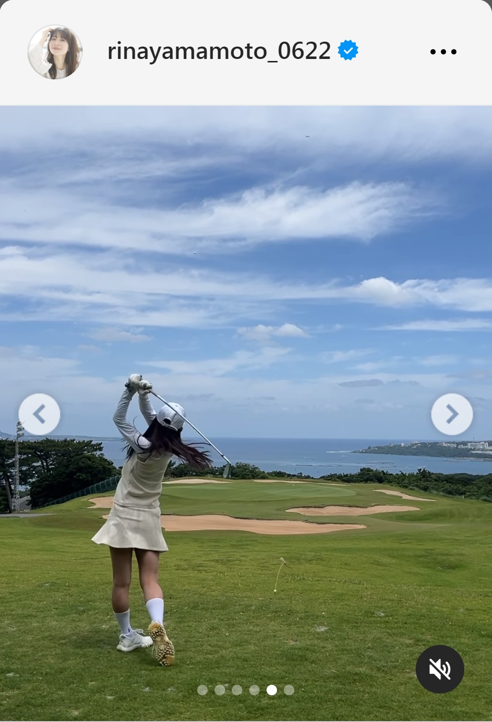 山本里菜アナのインスタグラムから