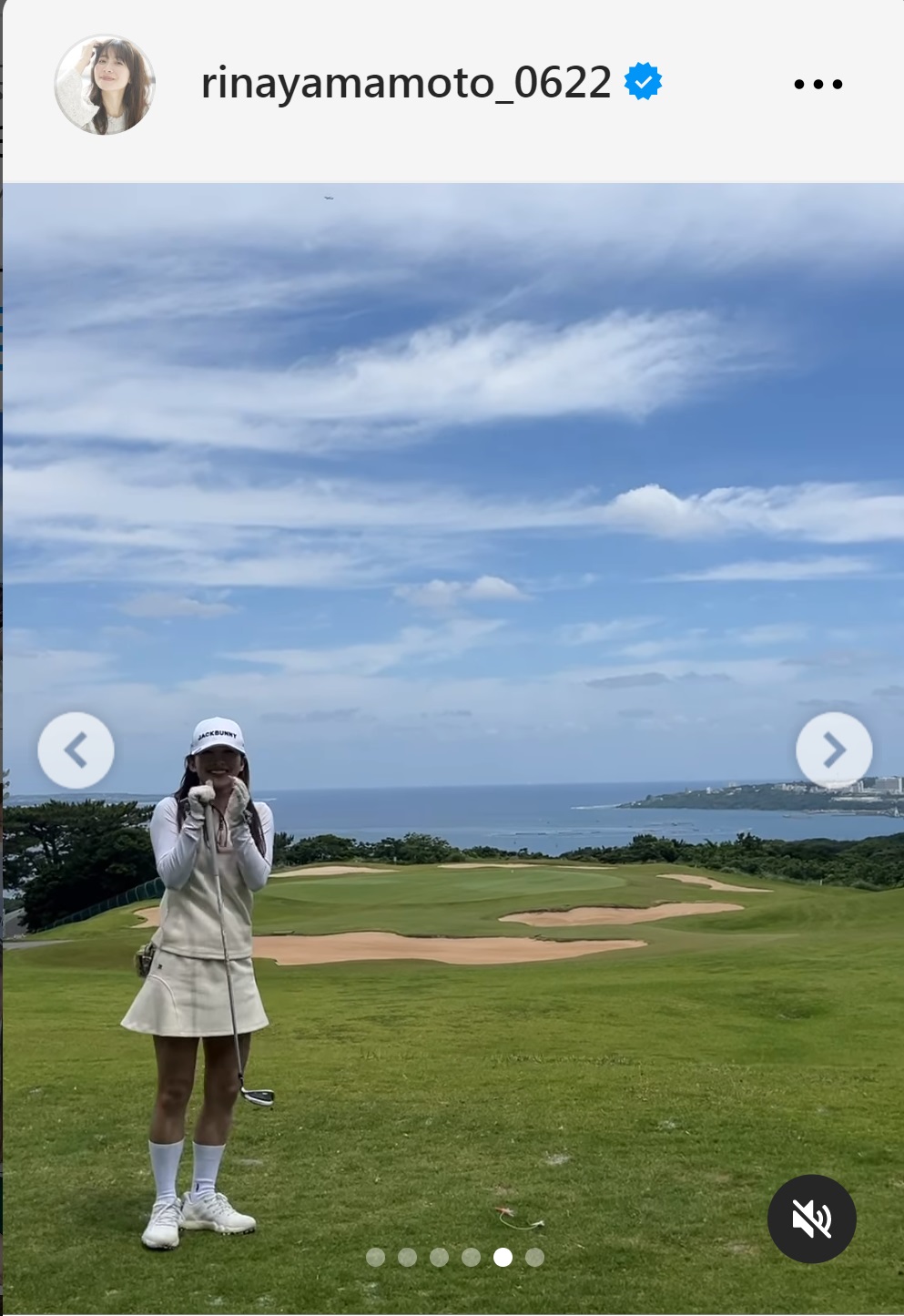 山本里菜アナのインスタグラムから