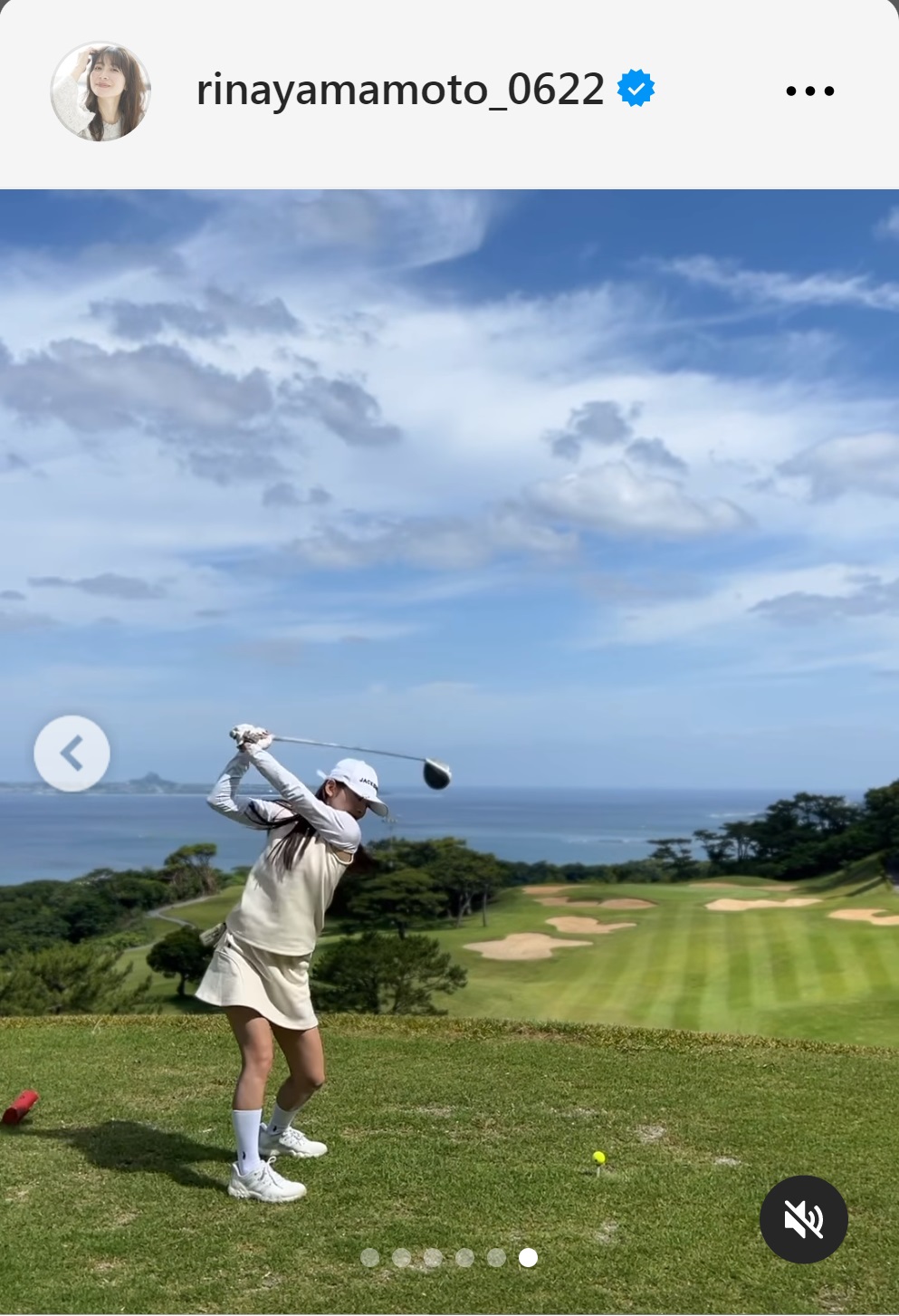 山本里菜アナのインスタグラムから