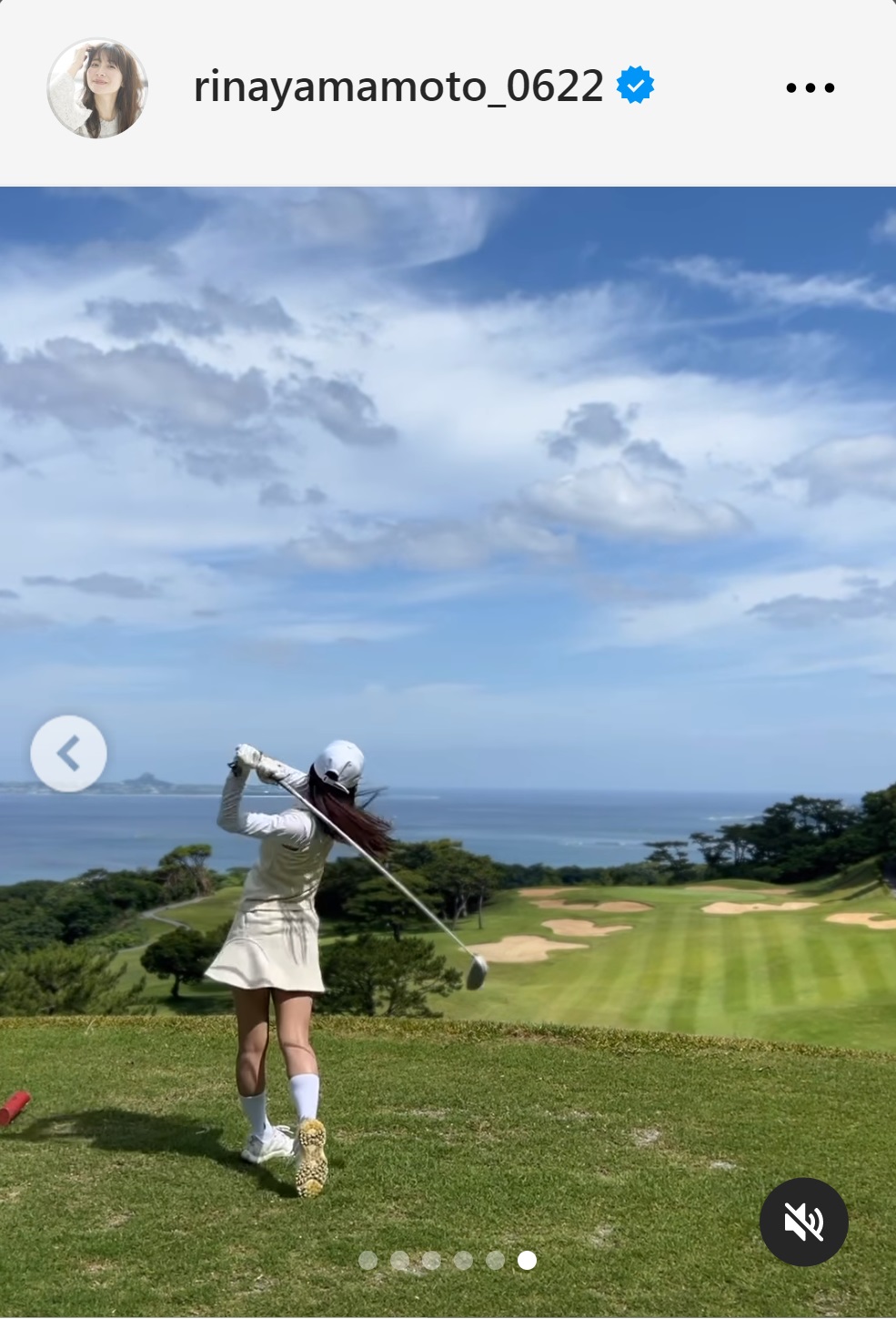 山本里菜アナのインスタグラムから