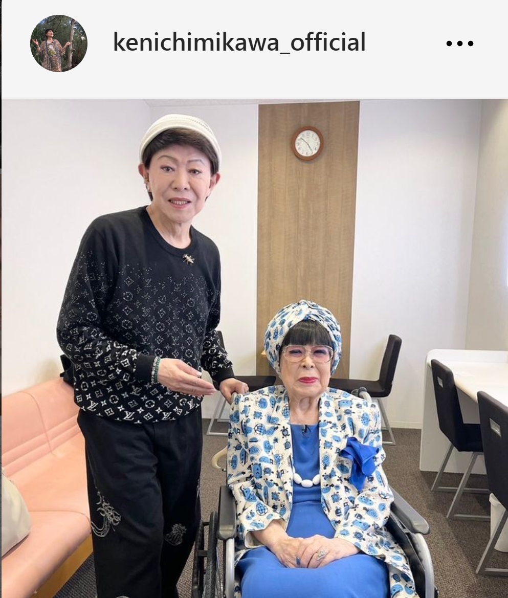 美川憲一のインスタグラムから