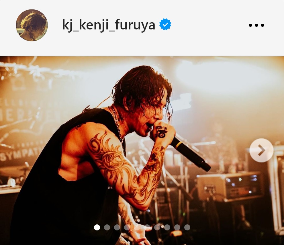 降谷建志のインスタグラムから