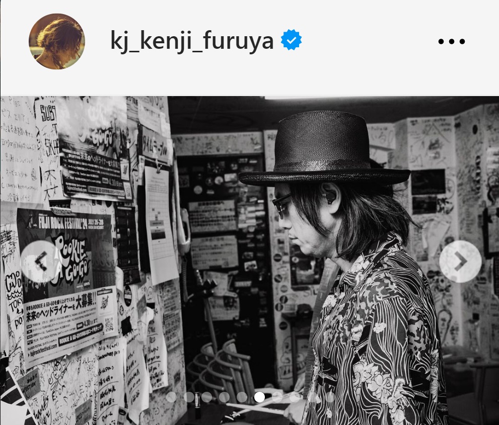 降谷建志のインスタグラムから