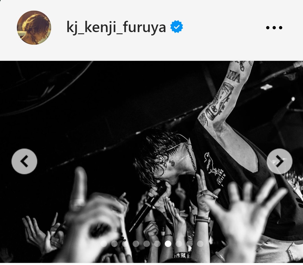 降谷建志のインスタグラムから