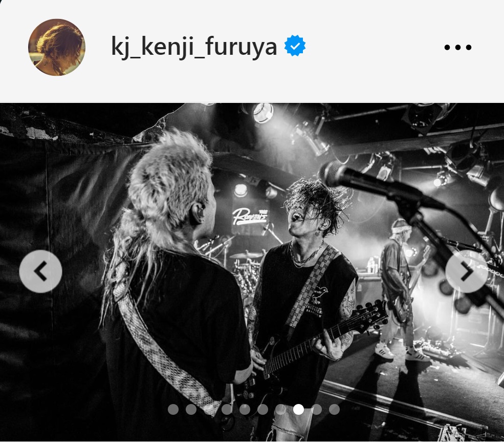 降谷建志のインスタグラムから