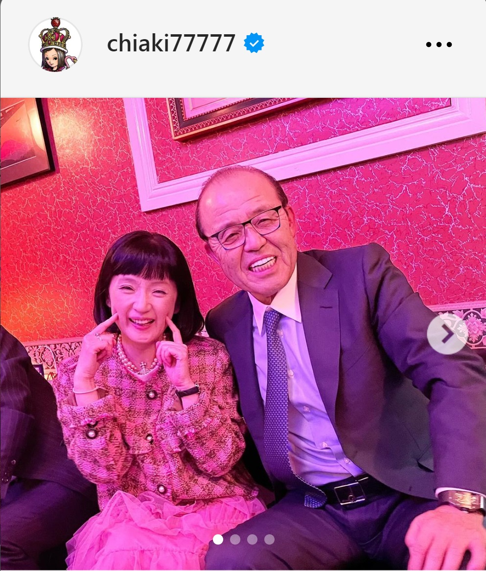 千秋のインスタグラムから