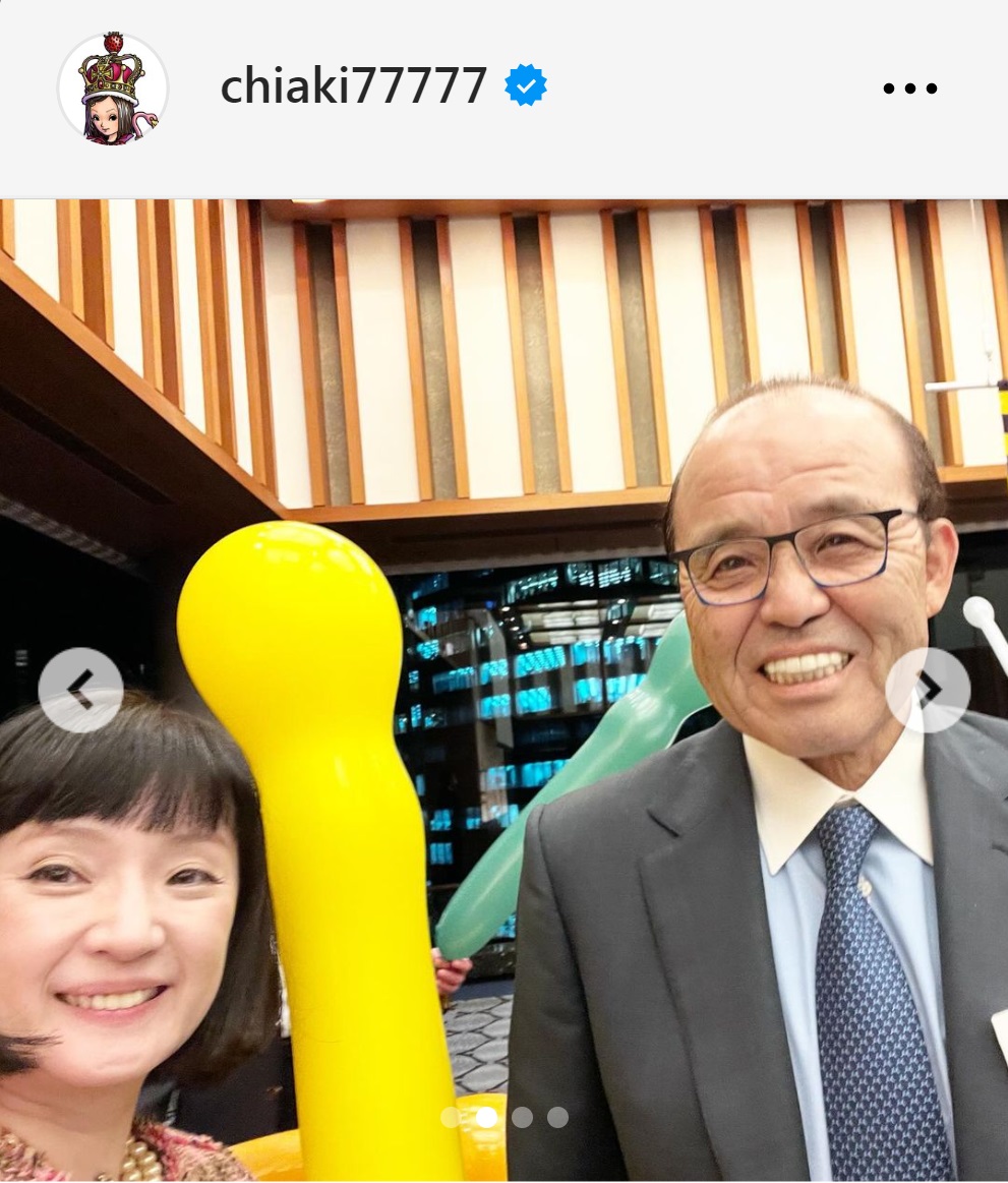千秋のインスタグラムから