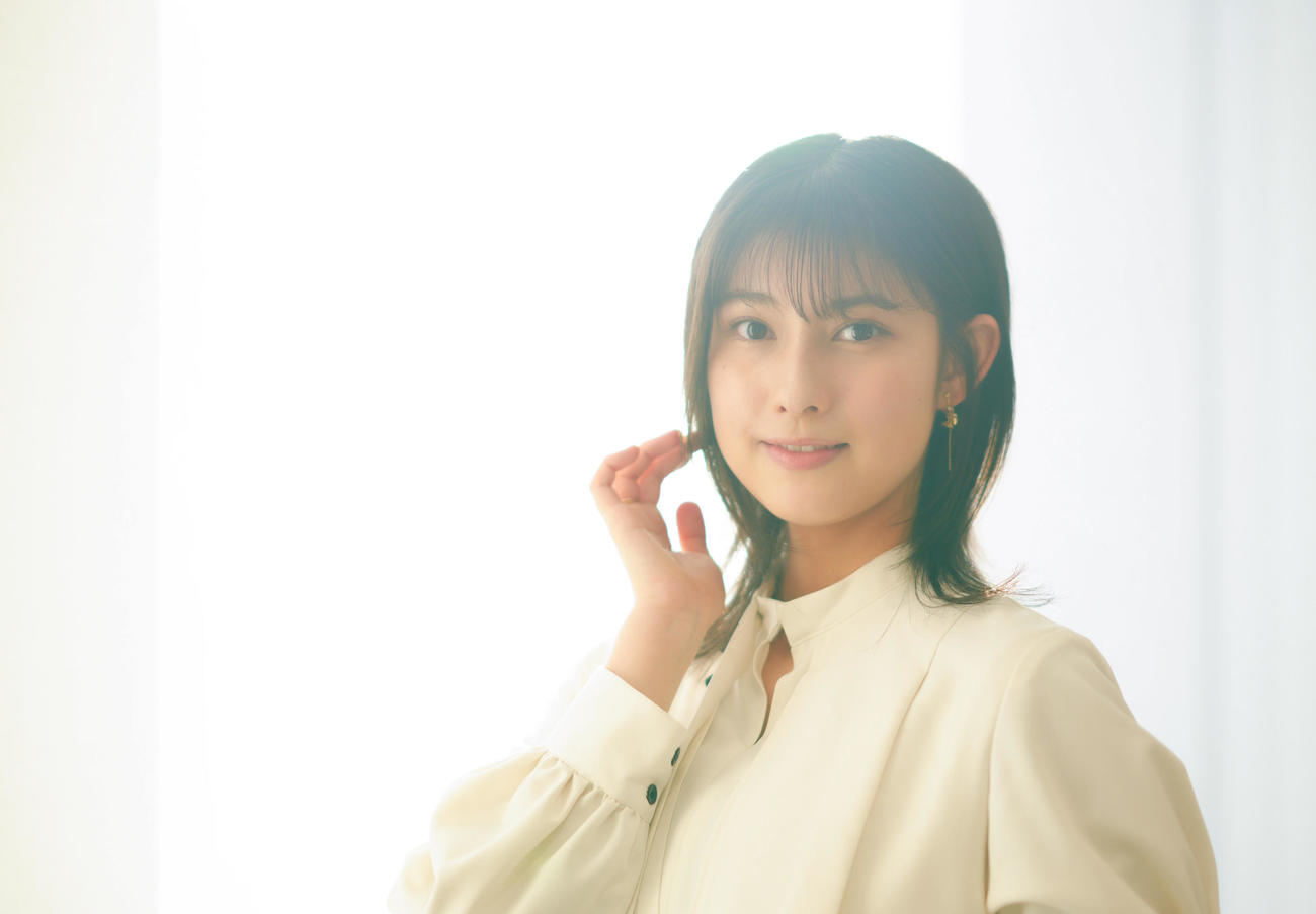 ドラマで気象災害から人命を守る役を演じる玉田志織。自らの被災経験から特別な思いも胸に役に臨む（撮影・垰建太）