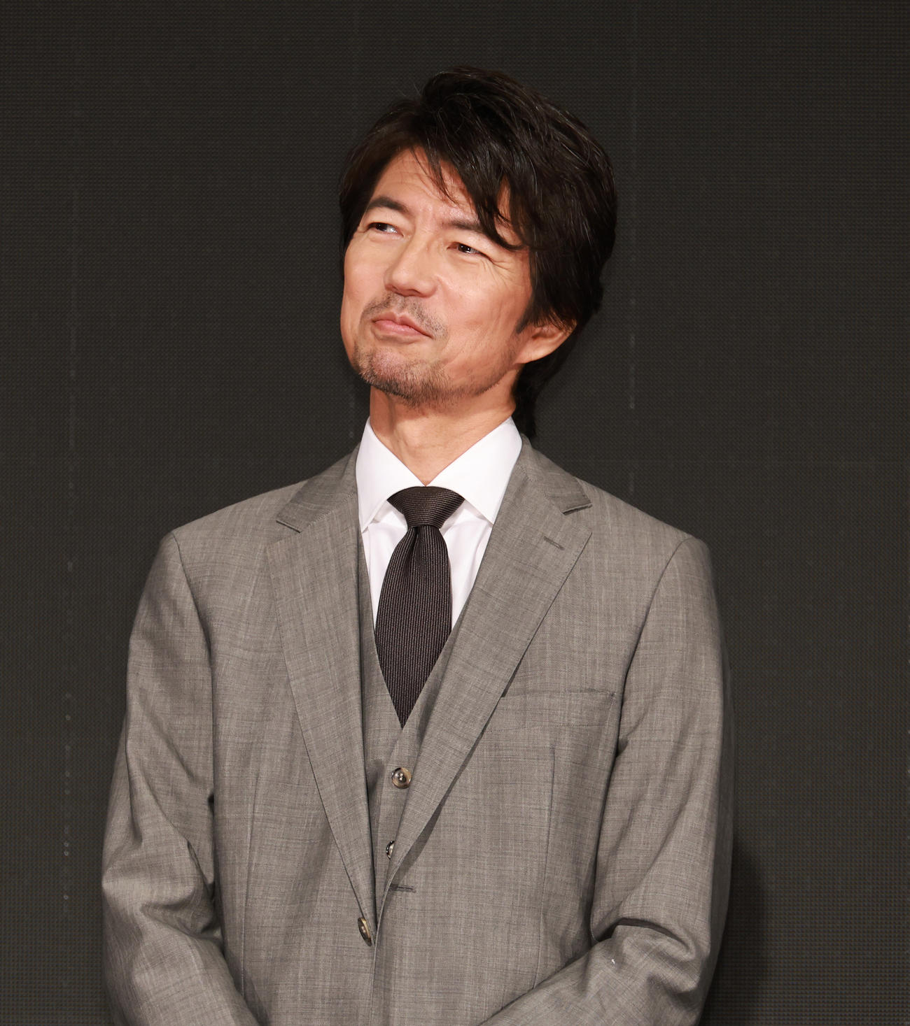 映画「あぶない刑事」製作発表を行う仲村トオル（撮影・中島郁夫）