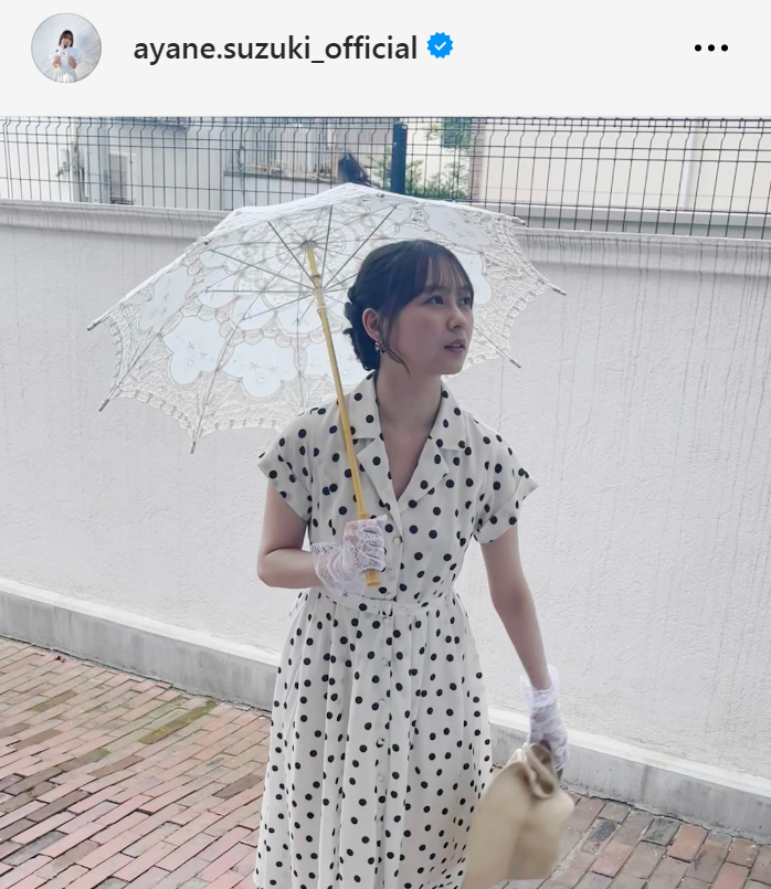 鈴木絢音のインスタグラムから