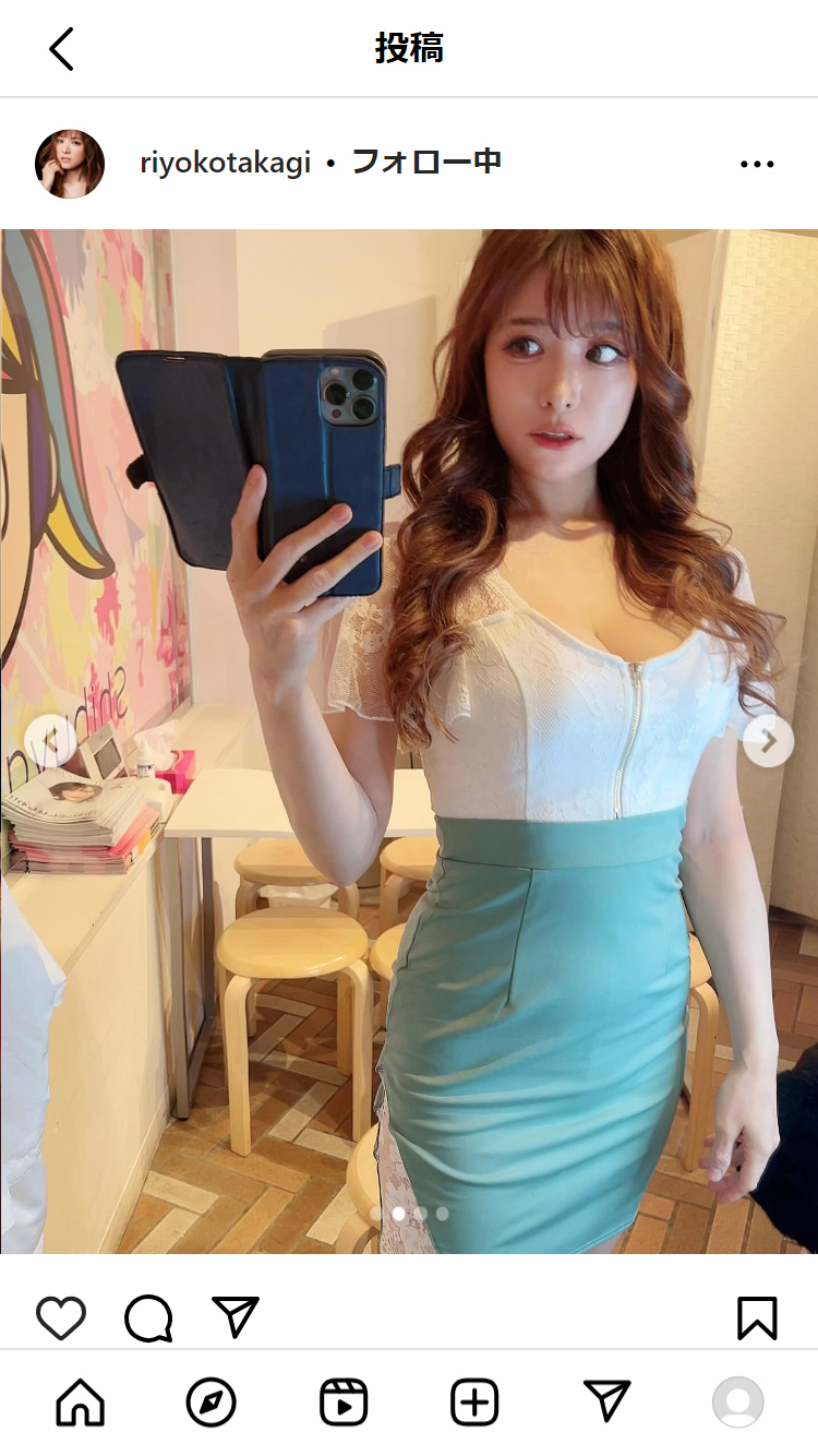 高木里代子のインスタグラムから
