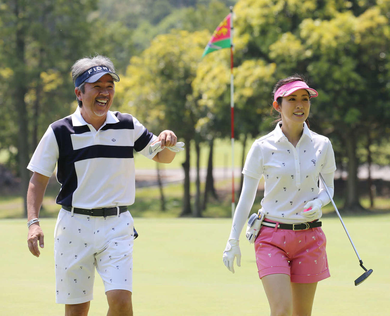叙々苑カップに参加したつまみ枝豆、江口ともみ夫妻（2015年5月撮影）