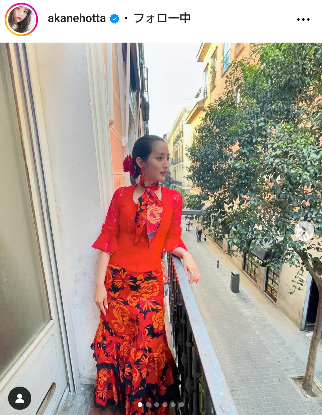 堀田茜のインスタグラムから
