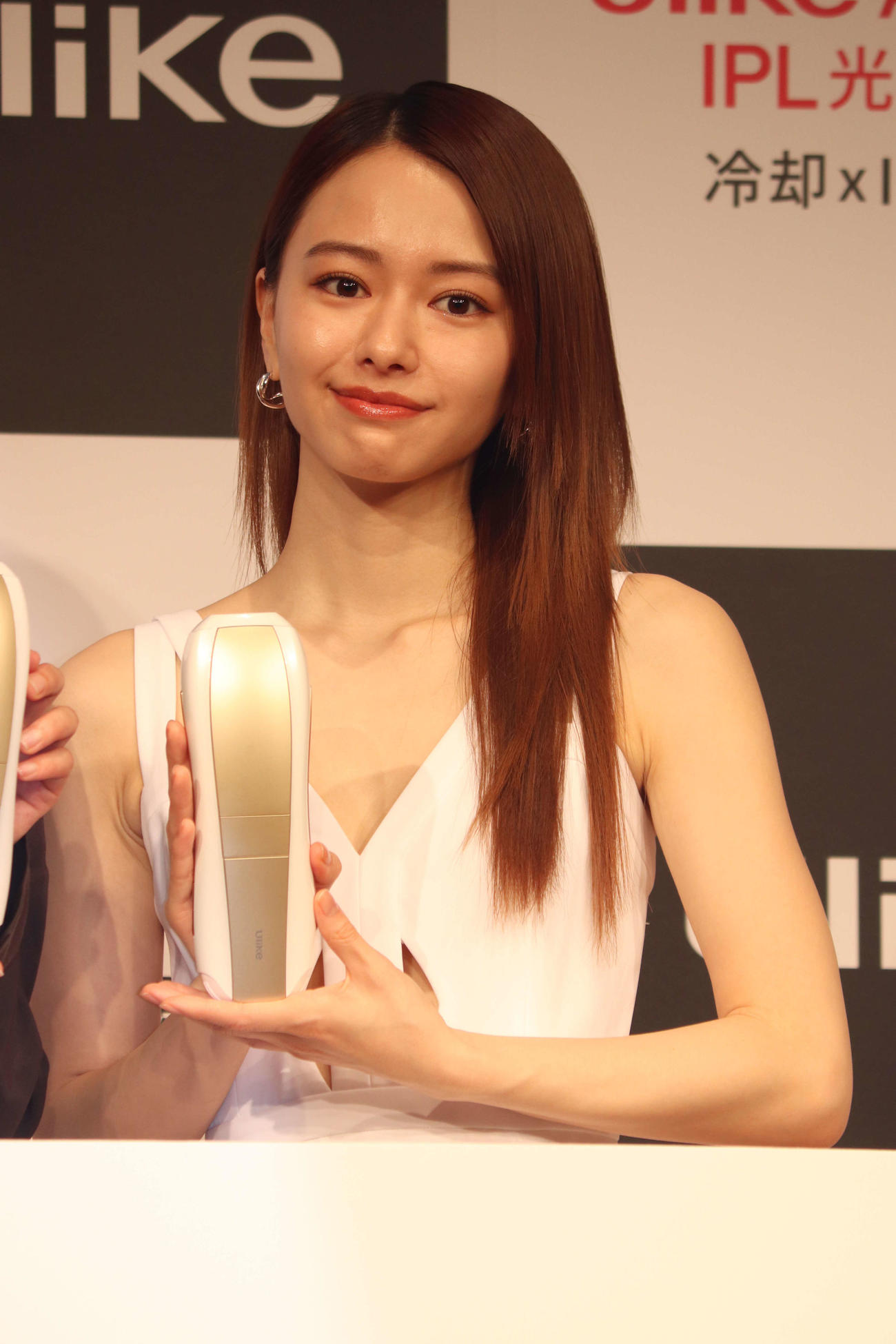 Ulike新製品発表会に出席した山本舞香（撮影・加藤理沙）