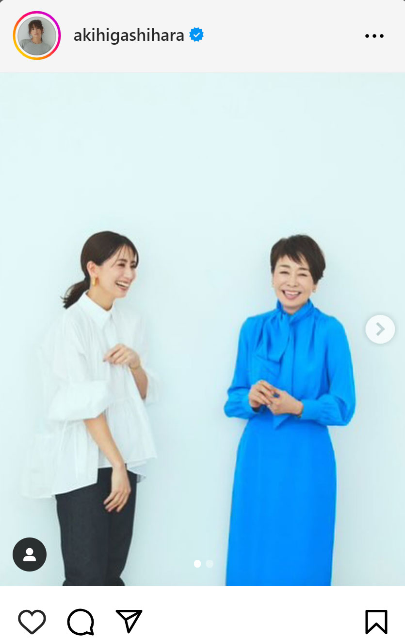 東原亜希のインスタグラムから