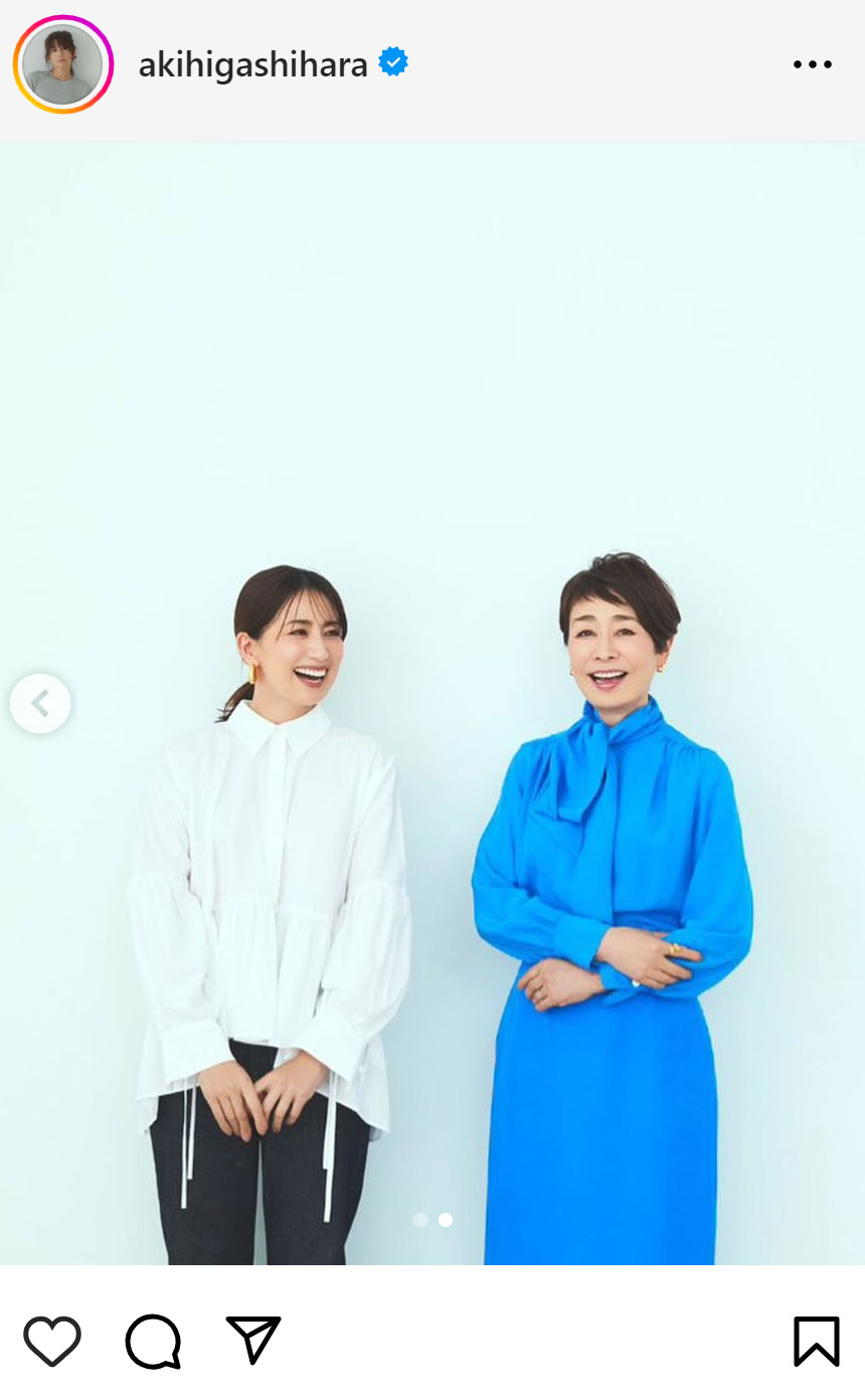 東原亜希のインスタグラムから