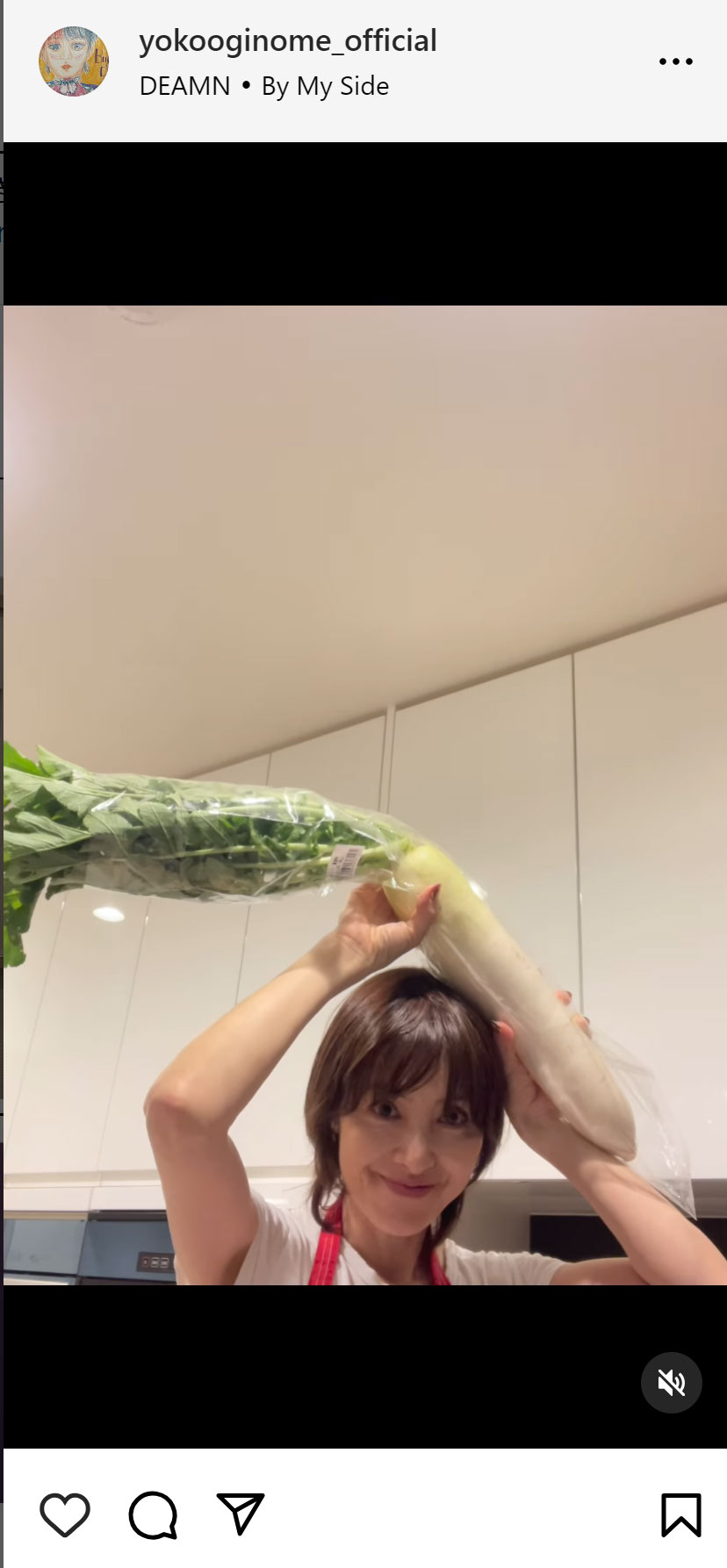 荻野目洋子のインスタグラムから