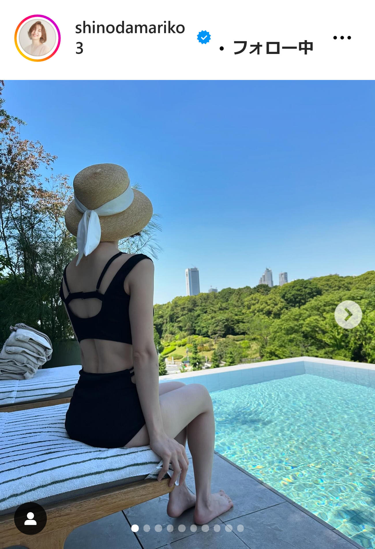 篠田麻里子のインスタグラムから