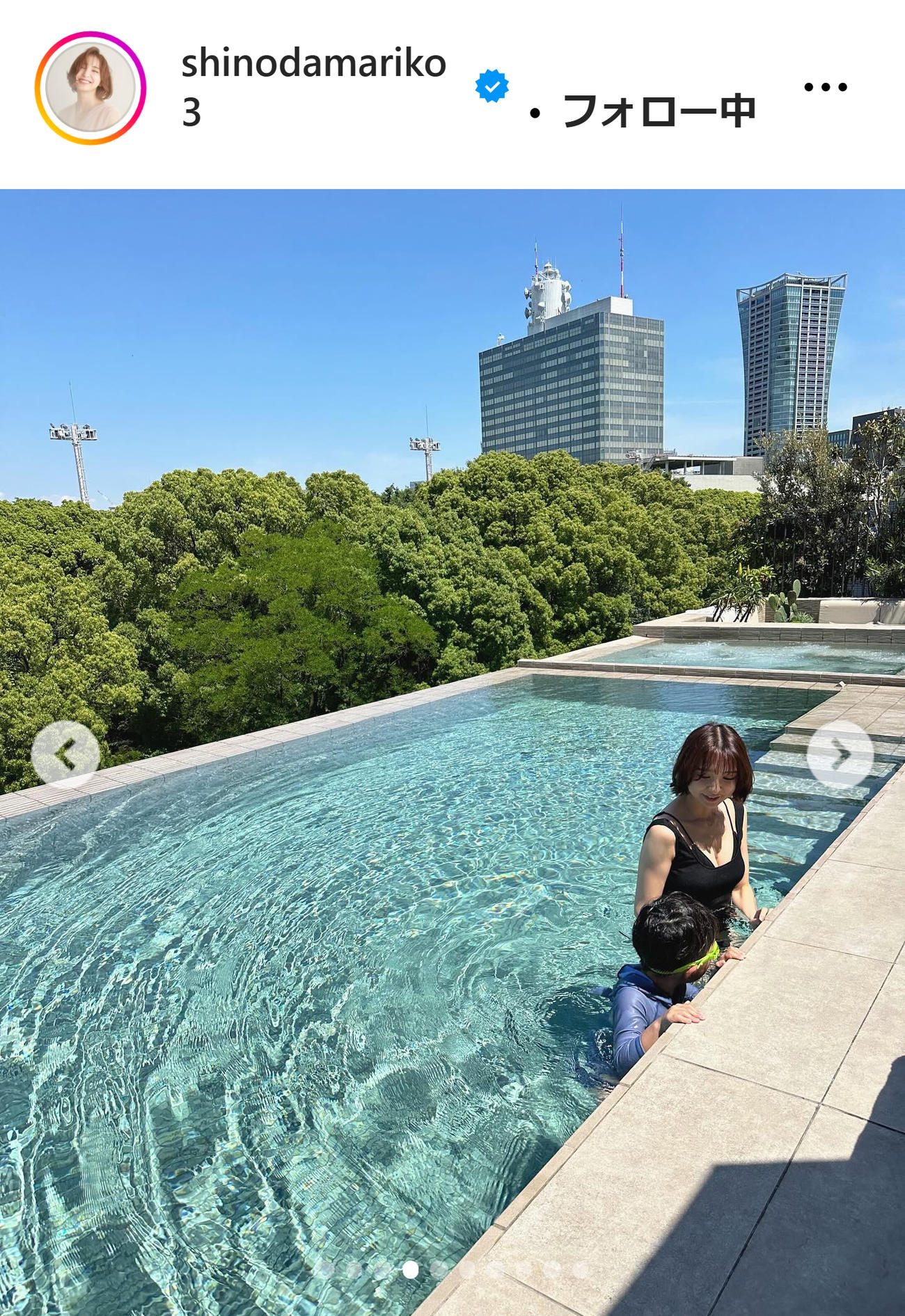篠田麻里子のインスタグラムから