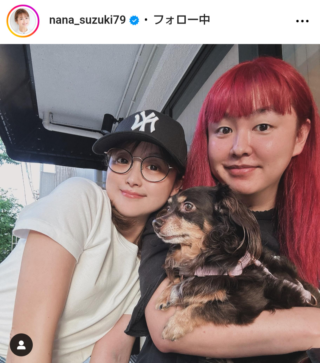 鈴木奈々のインスタグラムから