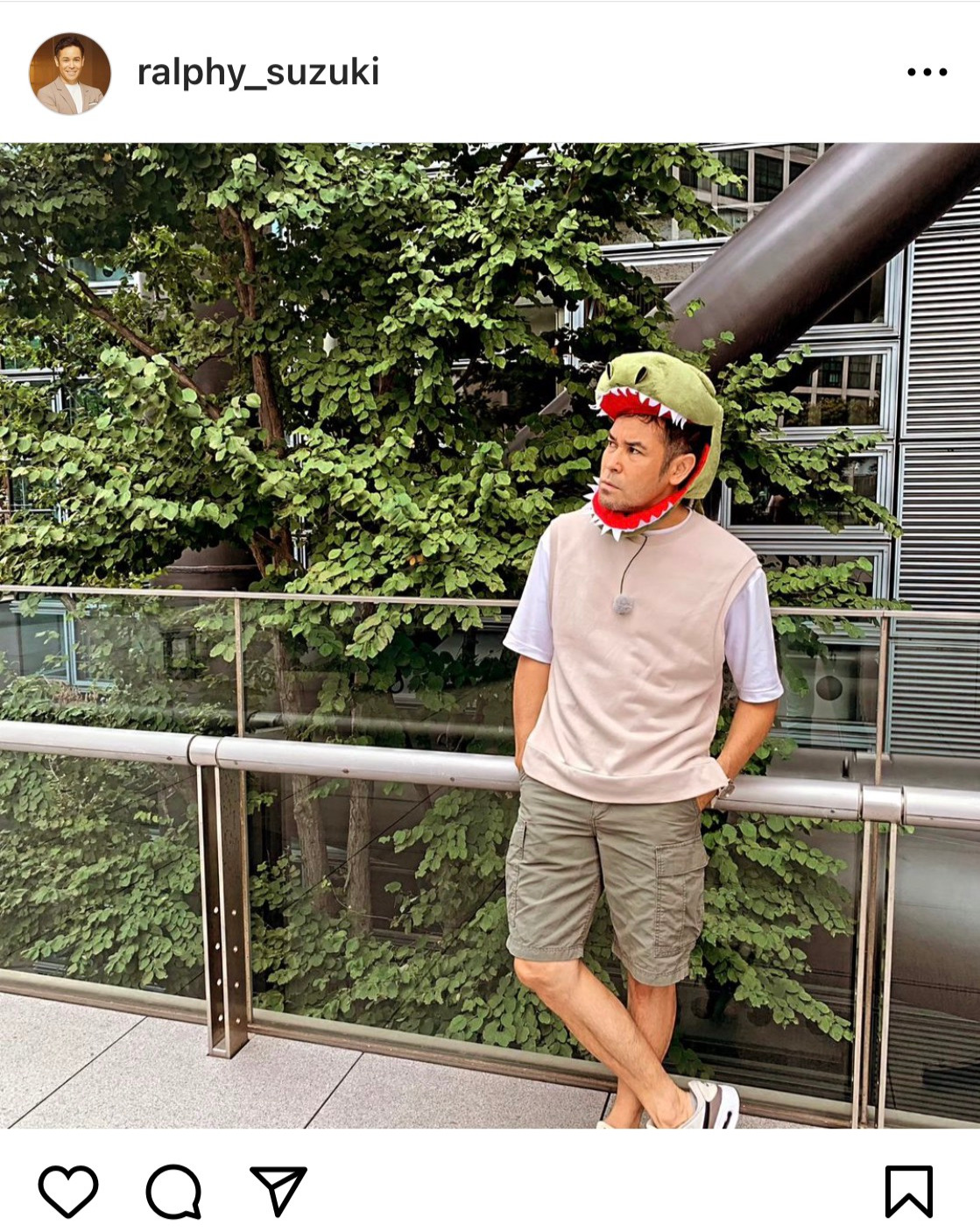 ラルフ鈴木アナのインスタグラムから