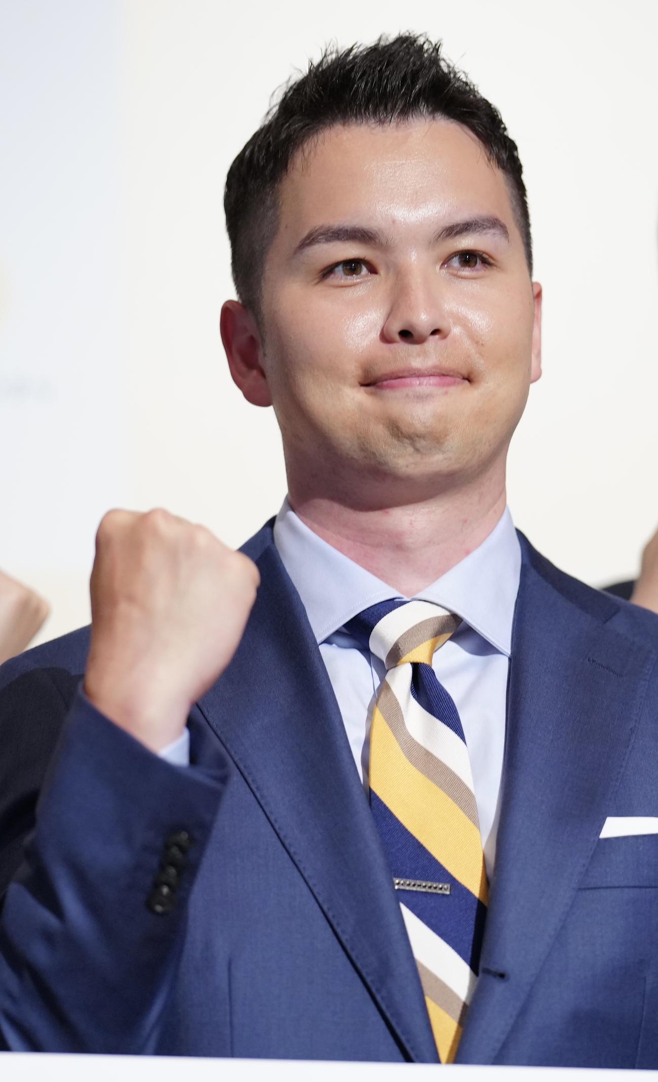 NHKのパリパラリンピックの開会式中継キャスターを務める池間昌人アナウンサー（撮影・垰建太）