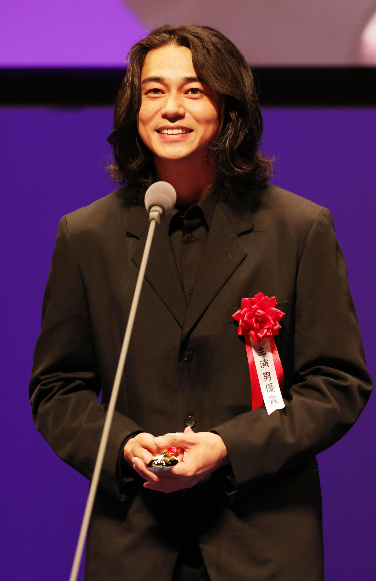 第33回日本映画批評家大賞で主演男優賞を受賞した東出昌大（撮影・野上伸悟）
