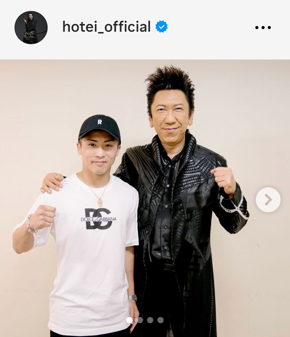 布袋寅泰のインスタグラムから