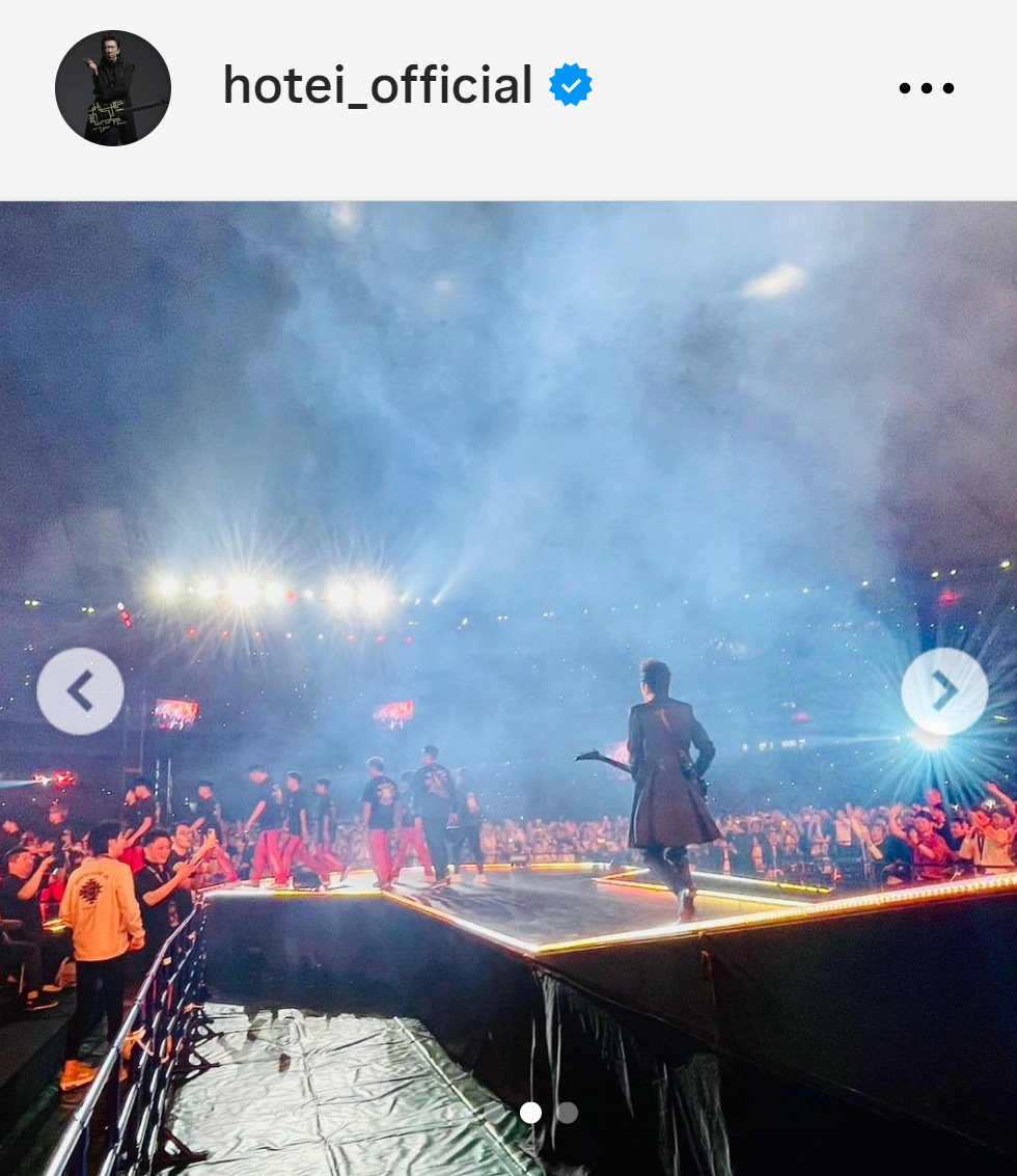 布袋寅泰のインスタグラムから