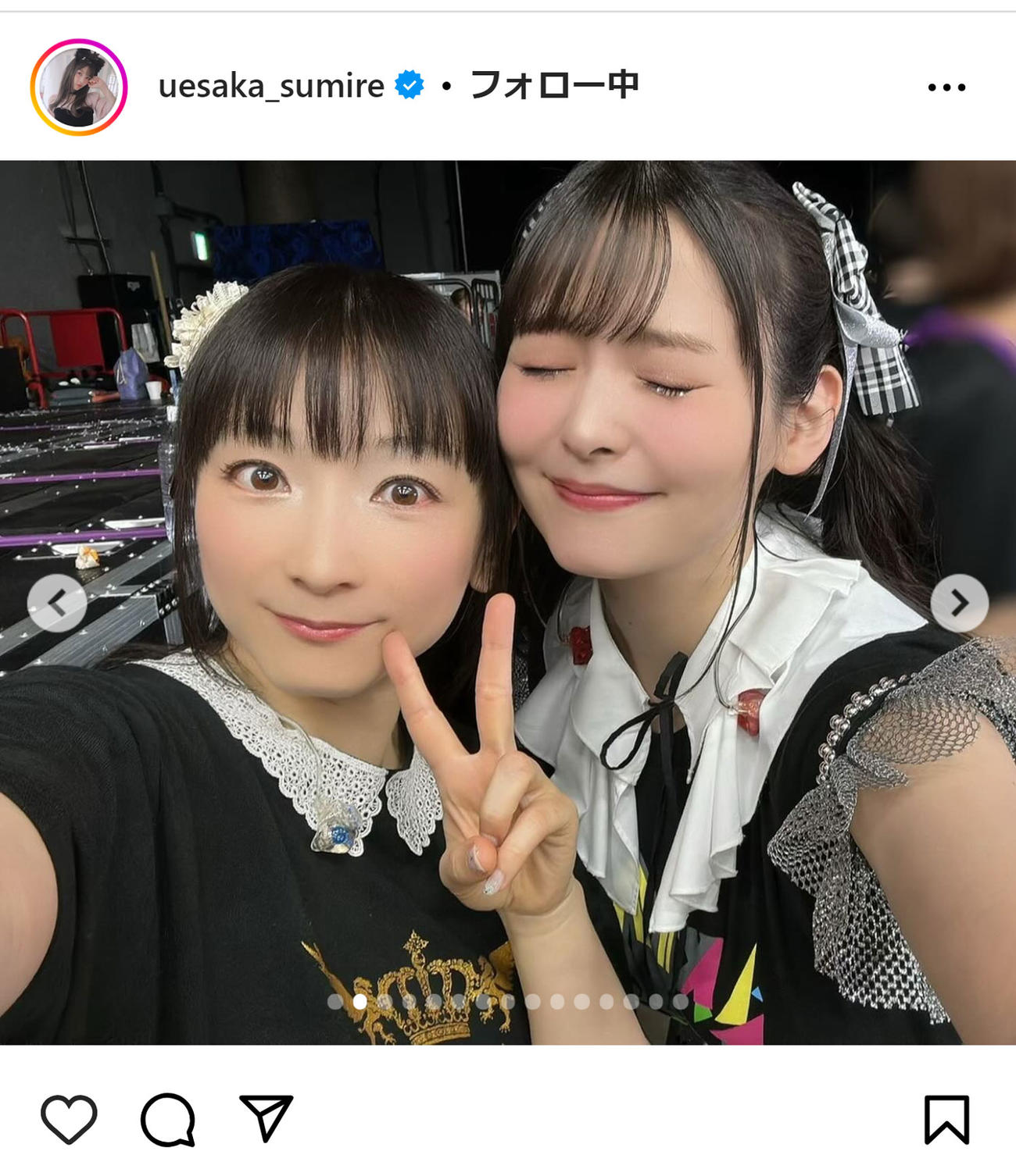 上坂すみれのインスタグラムから