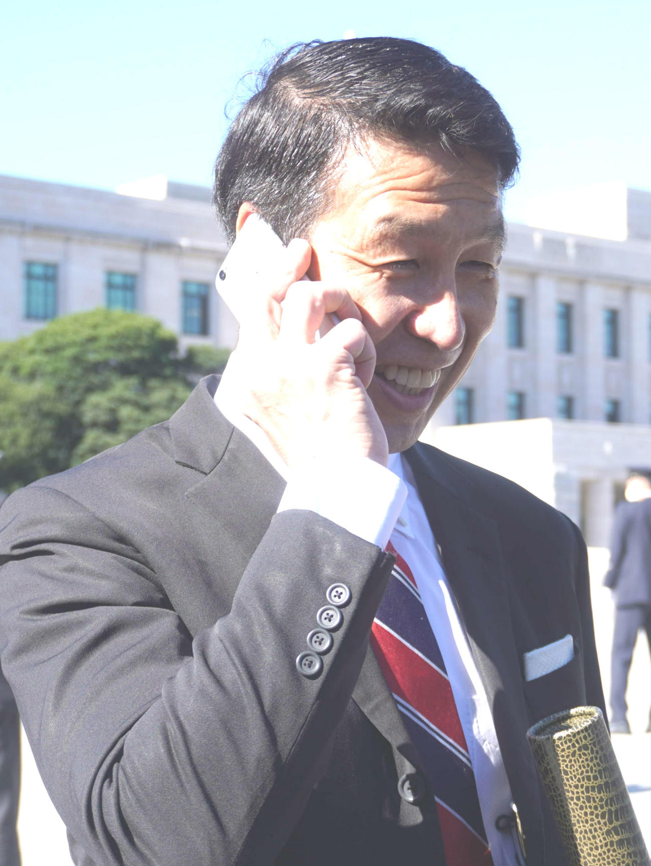 米山隆一氏（2021年11月10日撮影）