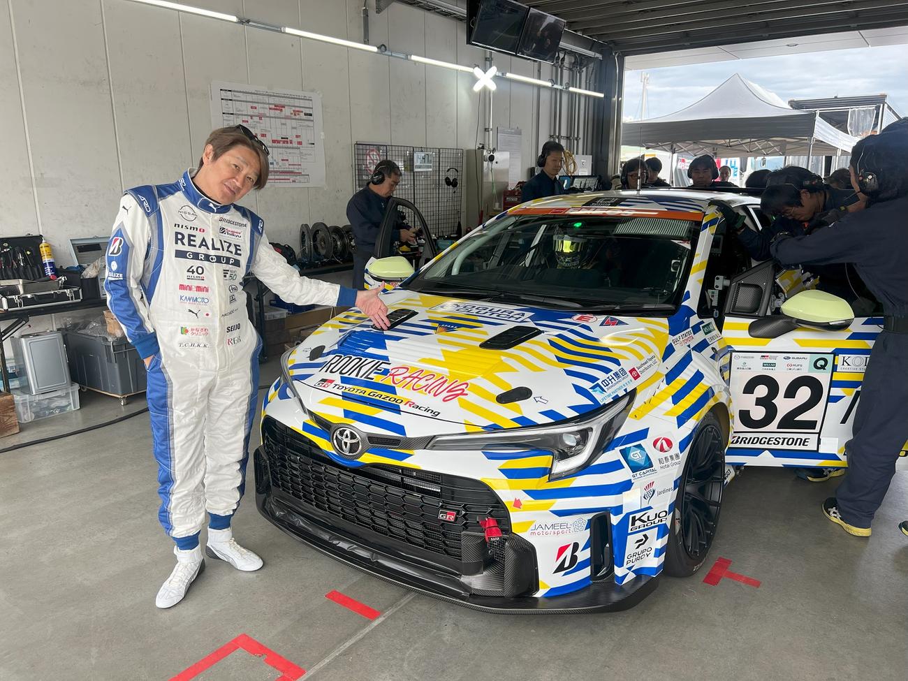 16年ぶりにレーシングドライバーに復帰する近藤真彦