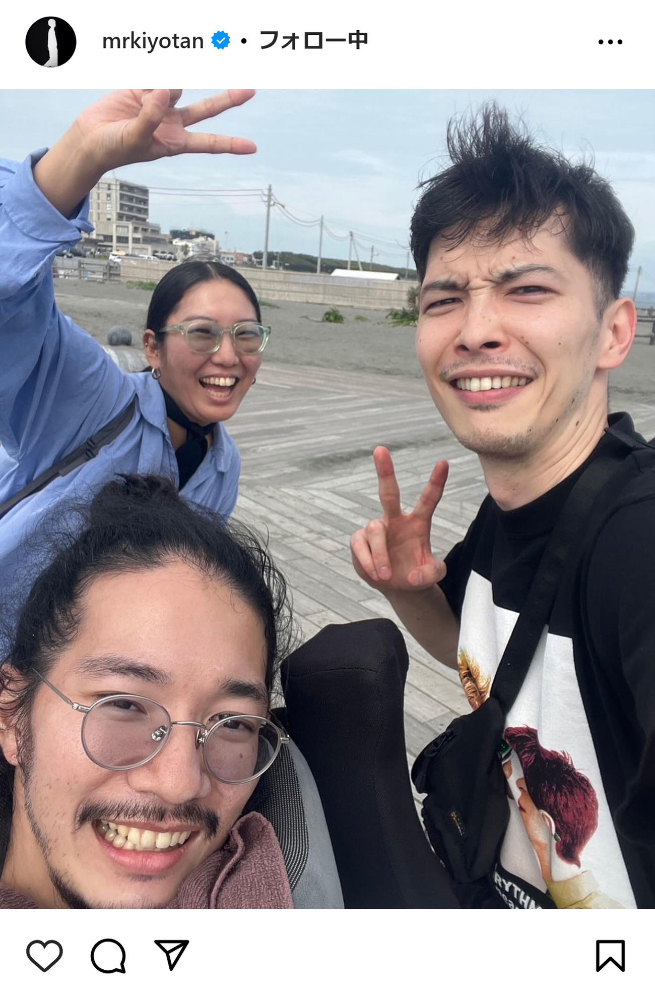 清原翔のインスタグラムから