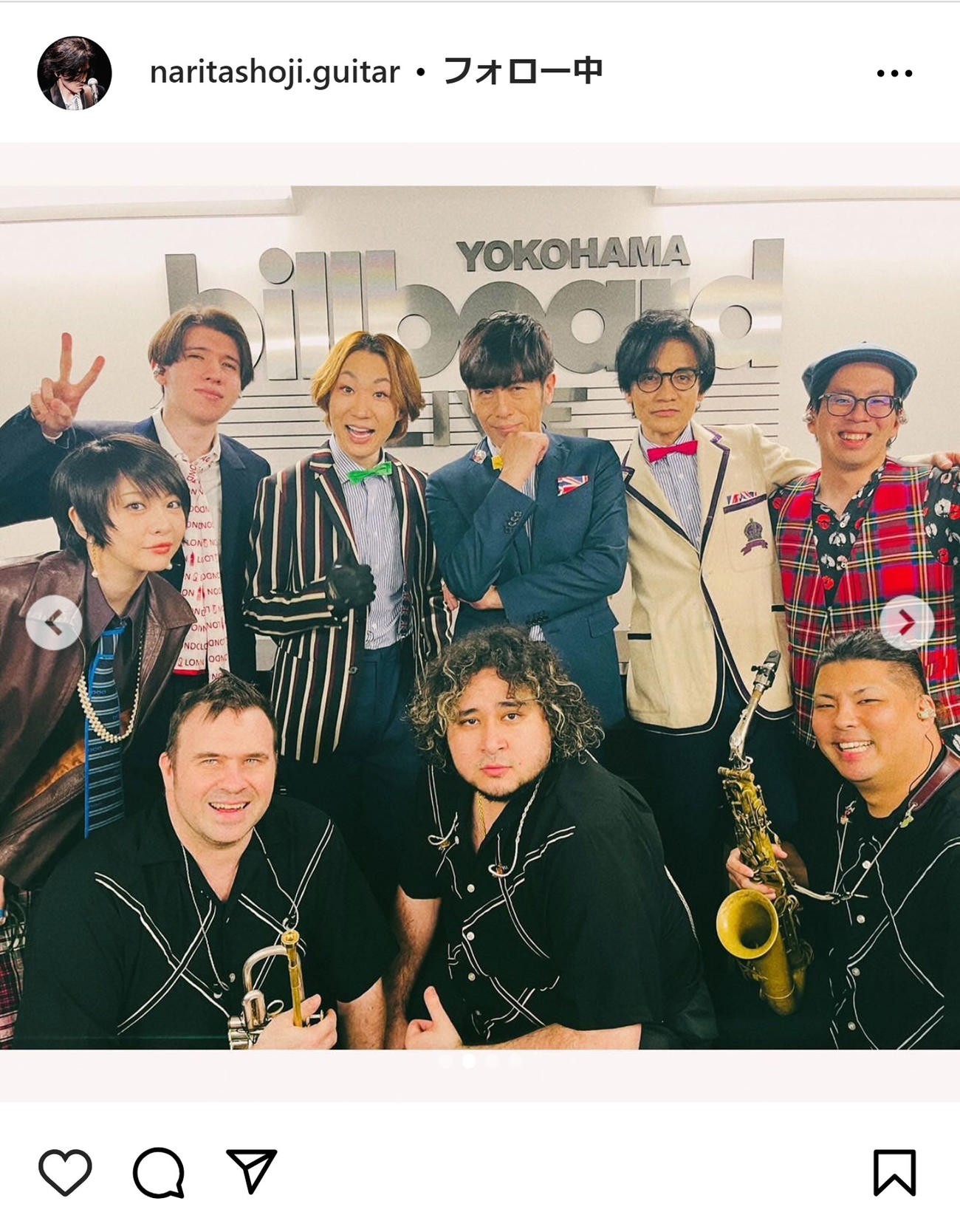成田昭次のインスタグラムから