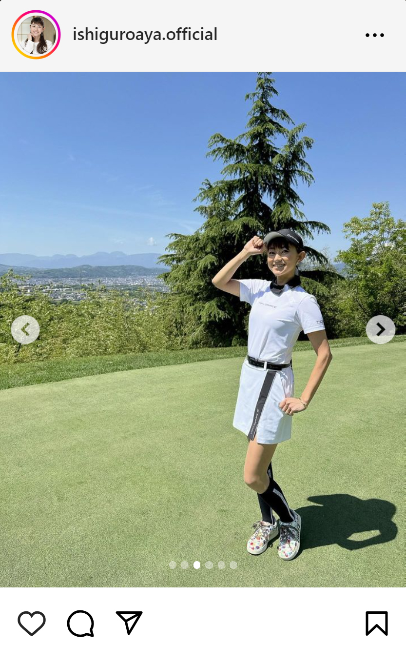 石黒彩のインスタグラムから