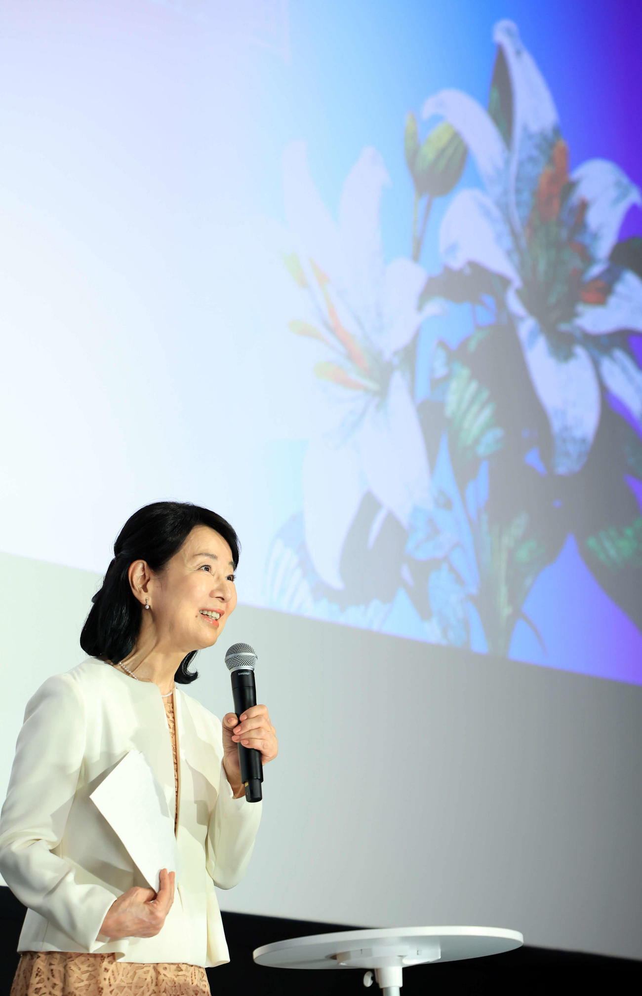 「吉永小百合青春時代写真集」発売イベントで笑顔で思い出を語る吉永小百合（撮影・浅見桂子）