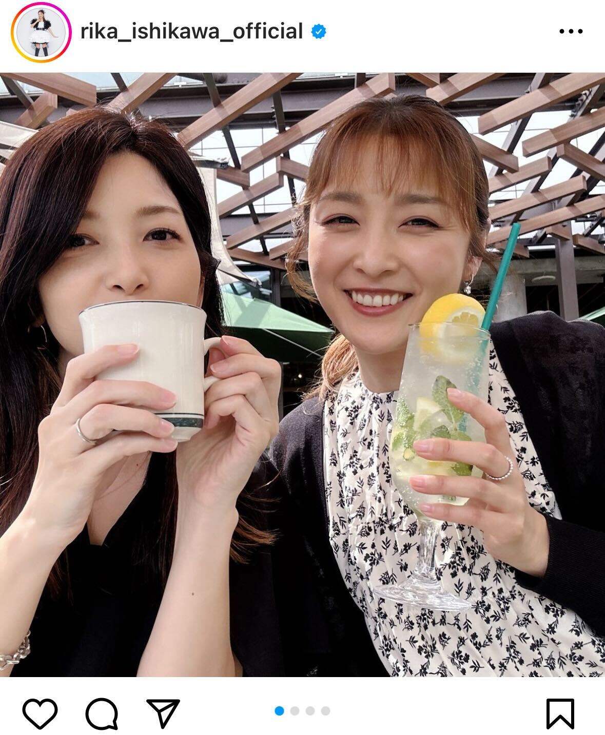 石川梨華インスタグラムから