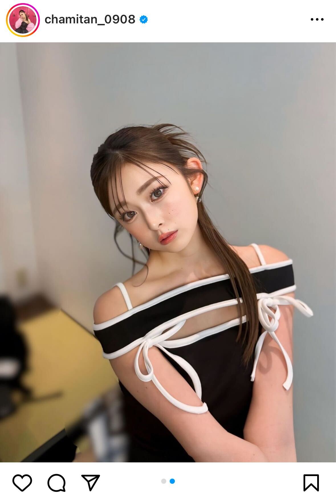 ゆうちゃみインスタグラムから