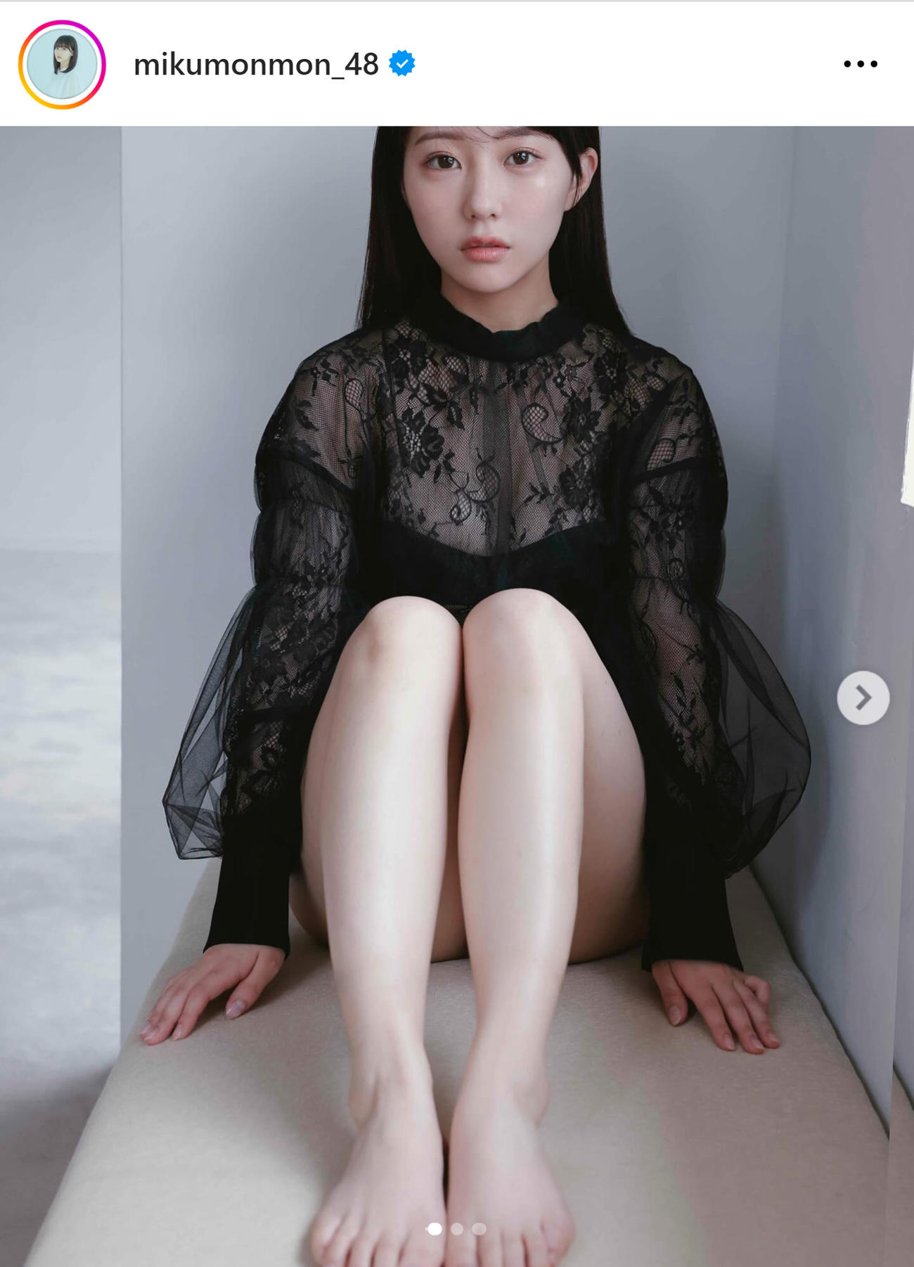田中美久のインスタグラムから
