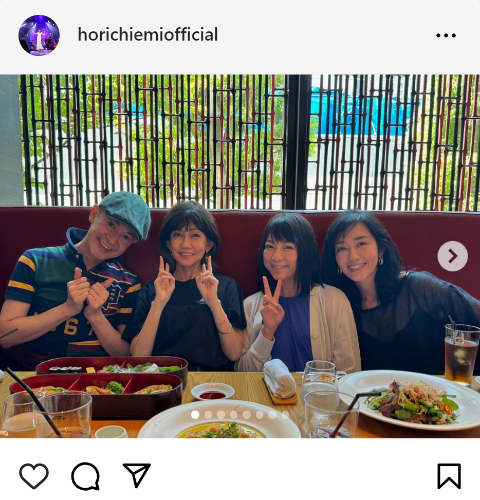 堀ちえみのインスタグラムから