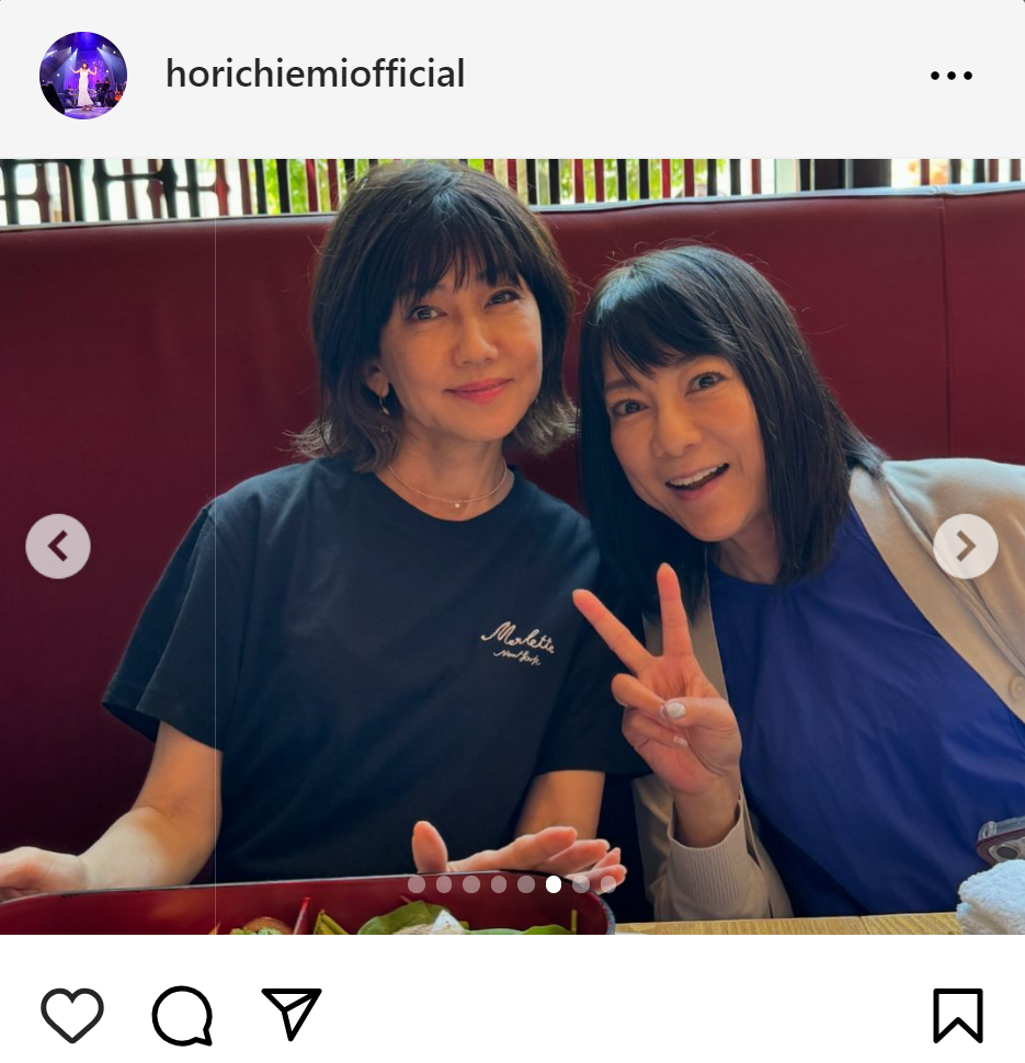 堀ちえみのインスタグラムから