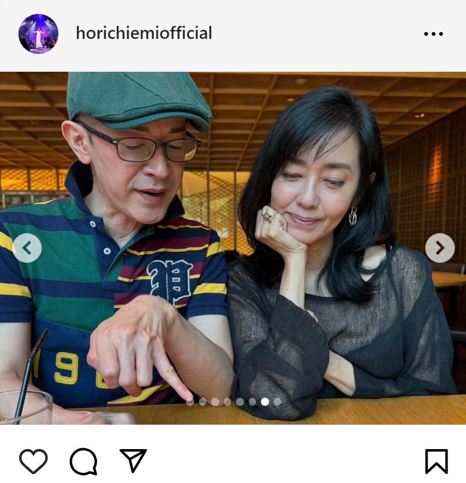 堀ちえみのインスタグラムから