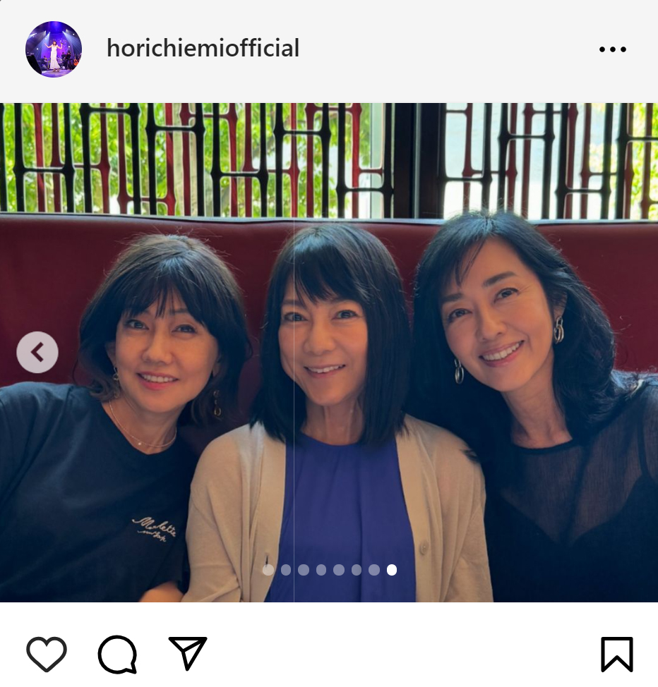 堀ちえみのインスタグラムから