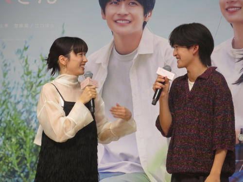 永野芽郁が高橋文哉に抗議!?　映画「からかい上手の高木さん」中学生限定試写会