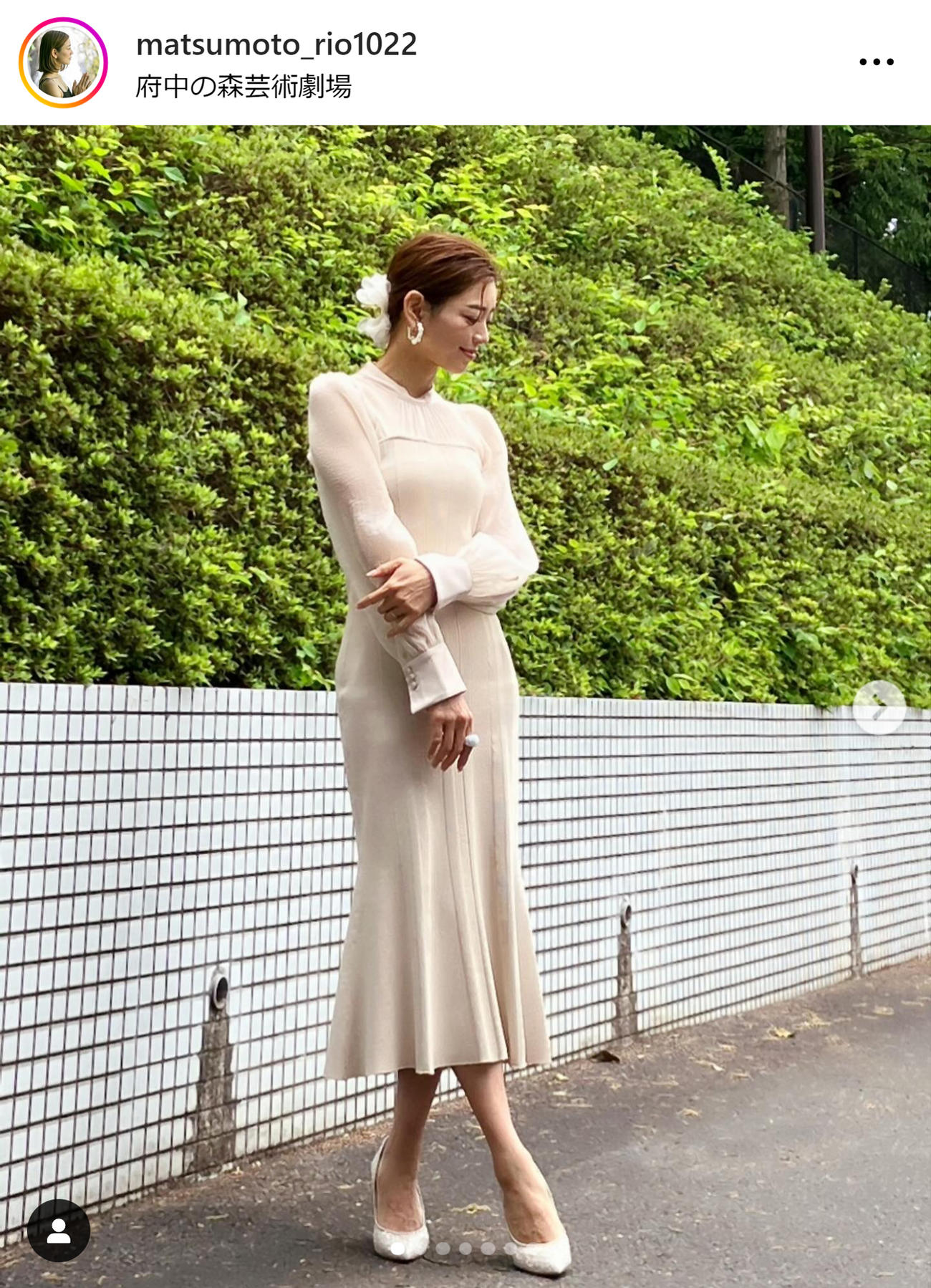 松本莉緒のインスタグラムから
